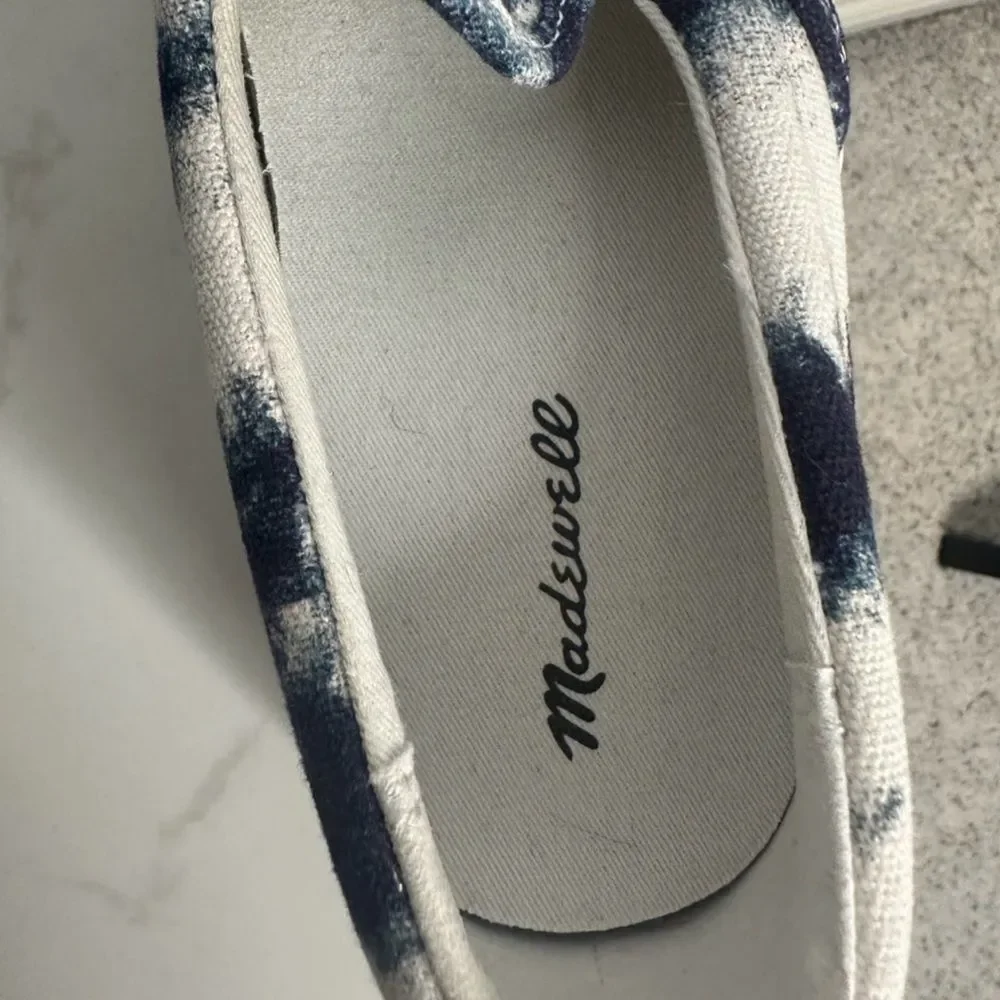 Madewell Sidewalk Tie Dye Slip-On Sneakers shoes NWOT Size 7.5